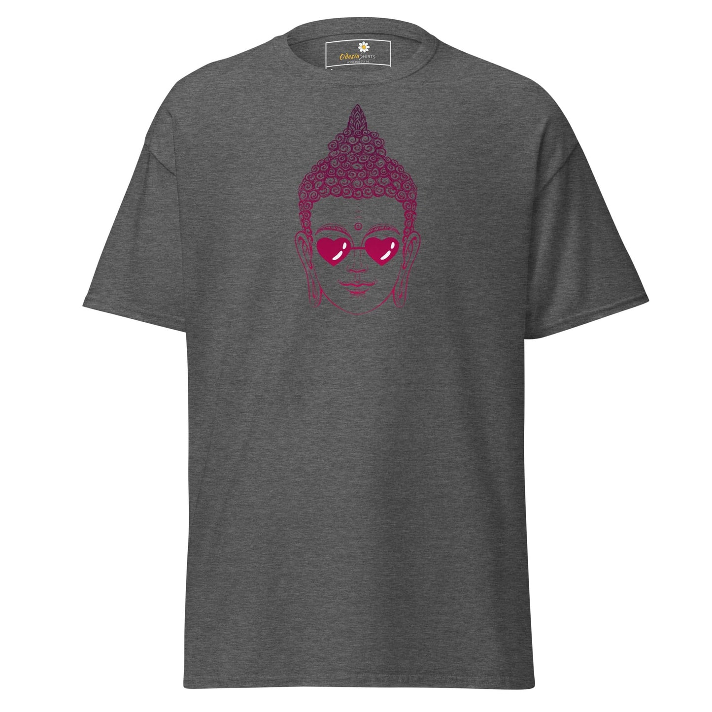 Unisex classic t-shirt - SPIRITUAL BUDDHA LOVE - REGULAR - Dark Heather / S