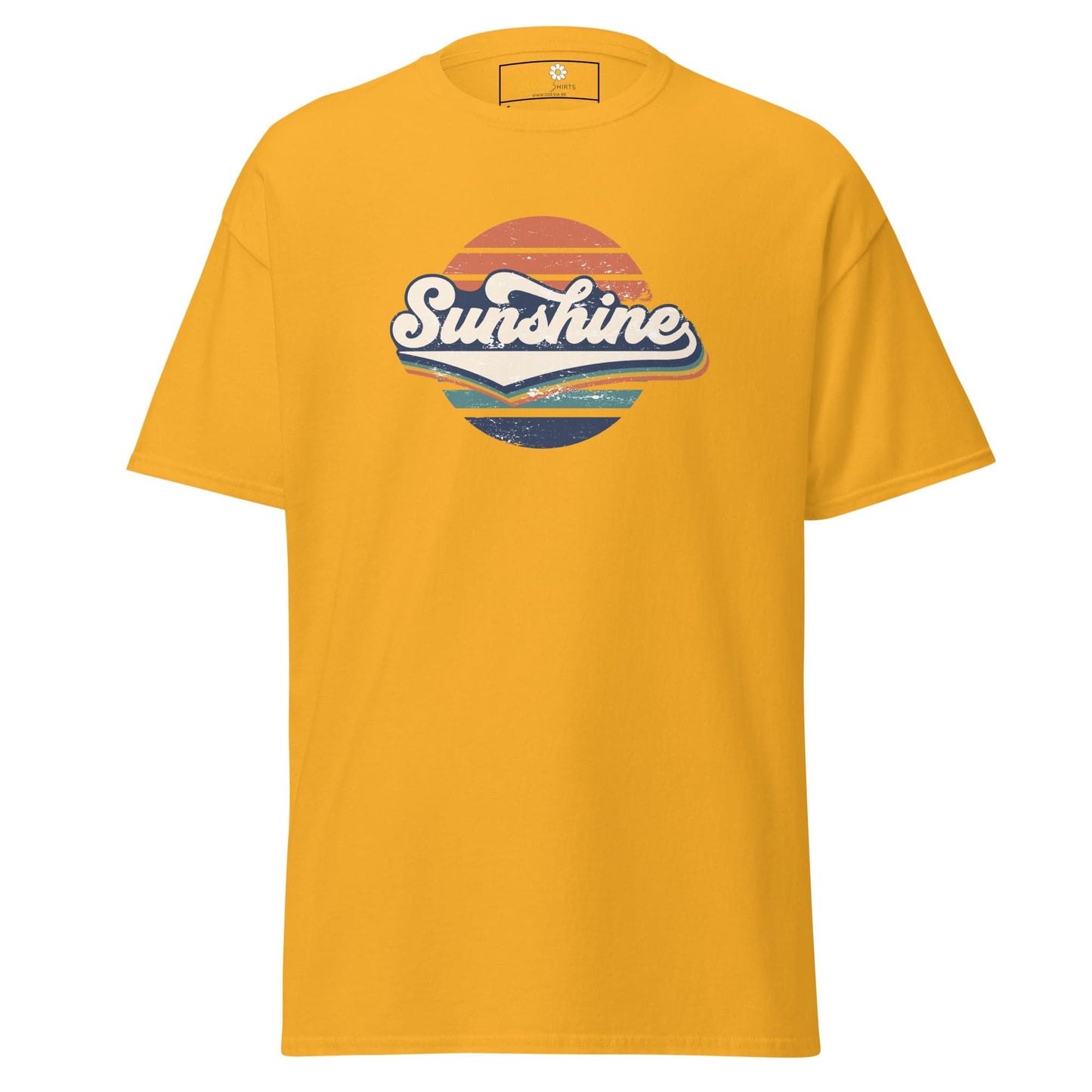 Unisex classic t-shirt - SUMMER SUNSHINE - REGULAR - Gold / S