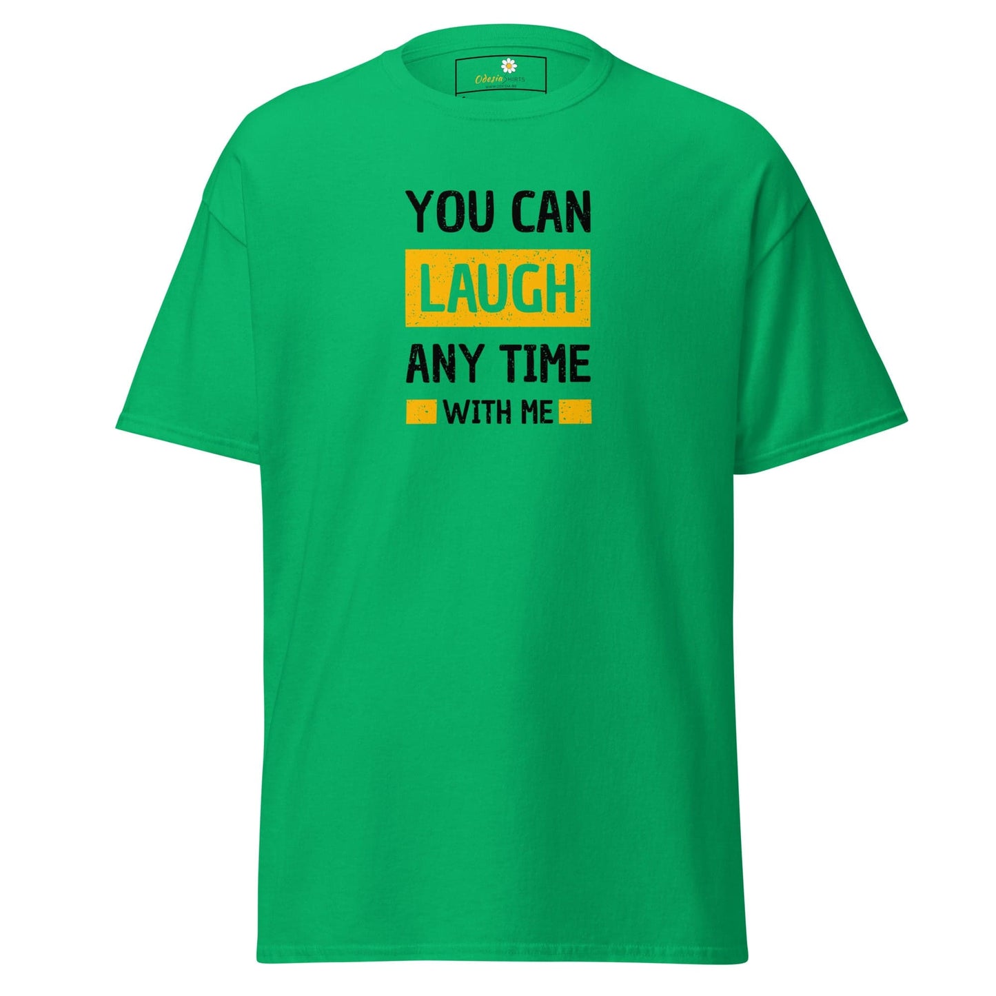 Unisex classic t-shirt - FUN TEXT YOU CAN LAUGH - REGULAR - Irish Green / S