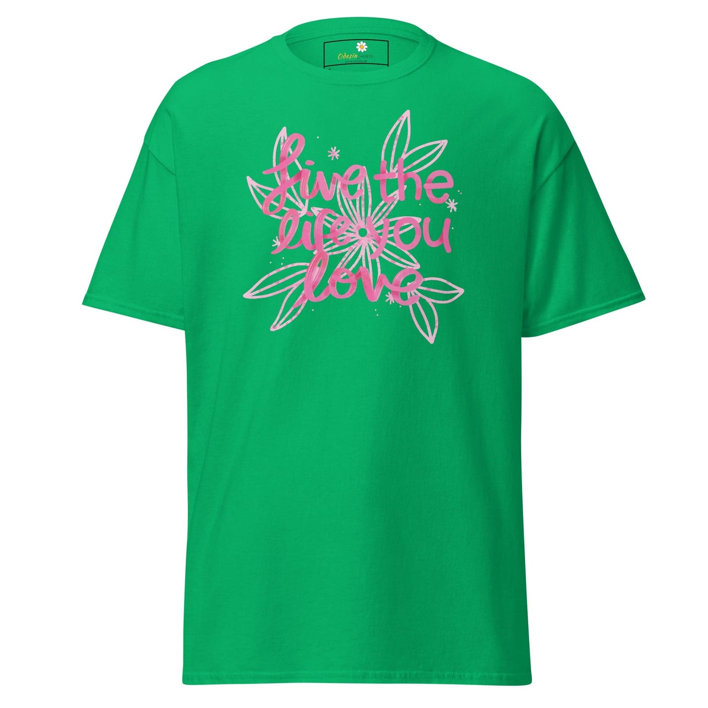 Unisex classic t-shirt - POSITIVE LIFE YOUR LIFE - REGULAR - Irish Green / S