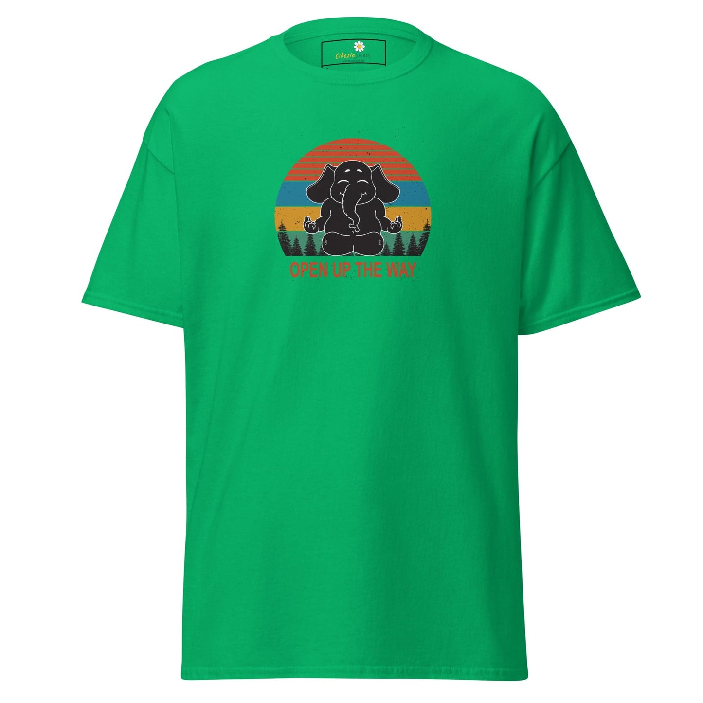 Unisex classic t-shirt - WILDLIFE ELEPHANT SPIRITUAL - REGULAR - Irish Green / S