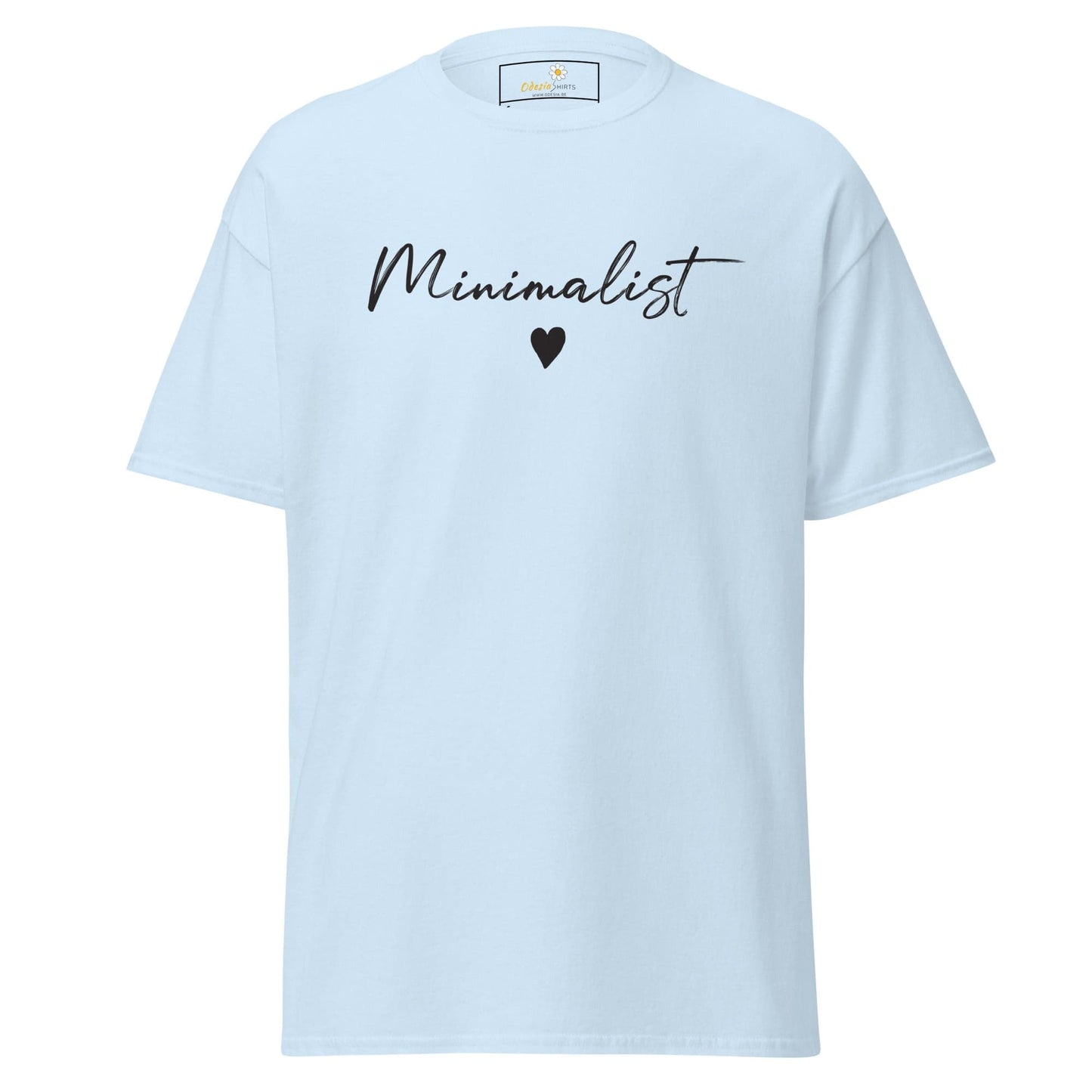 Unisex classic t-shirt - TEXT MINIMALIST - REGULAR - Light Blue / S