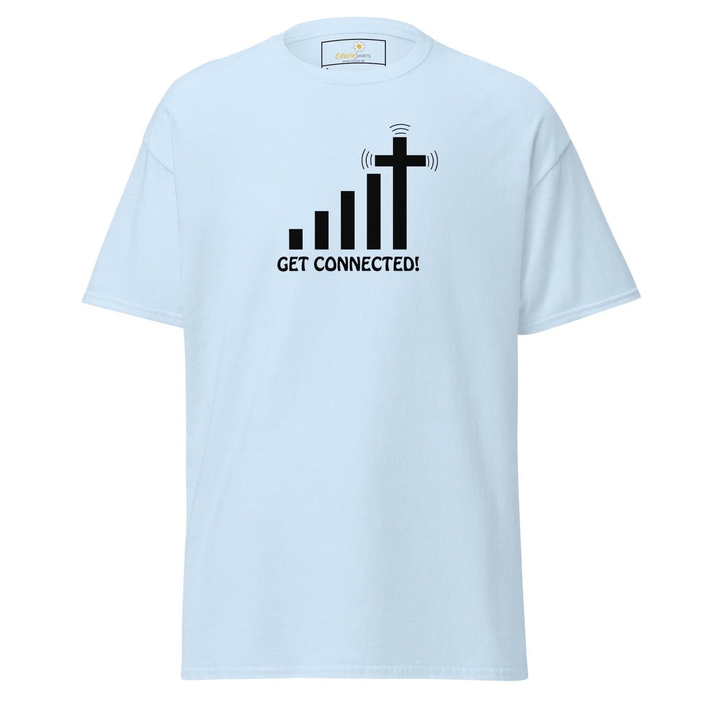 Unisex classic t-shirt - SPIRITUAL GET CONNECTED - REGULAR - Light Blue / S