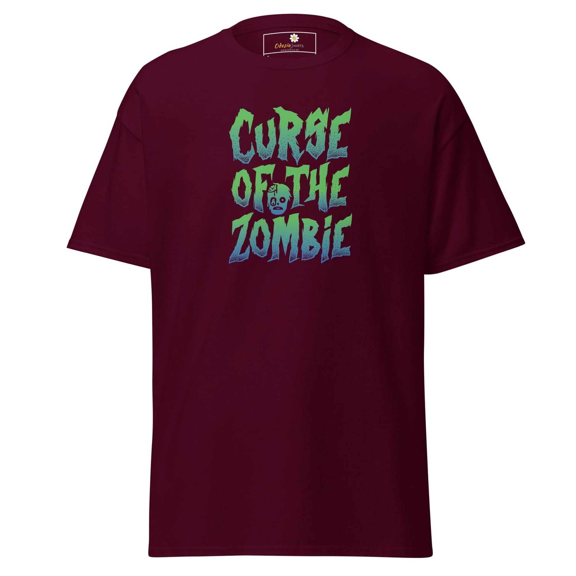 Unisex classic t-shirt - SPOOKIE CURSE OF THE ZOMBIE - REGULAR - Maroon / S
