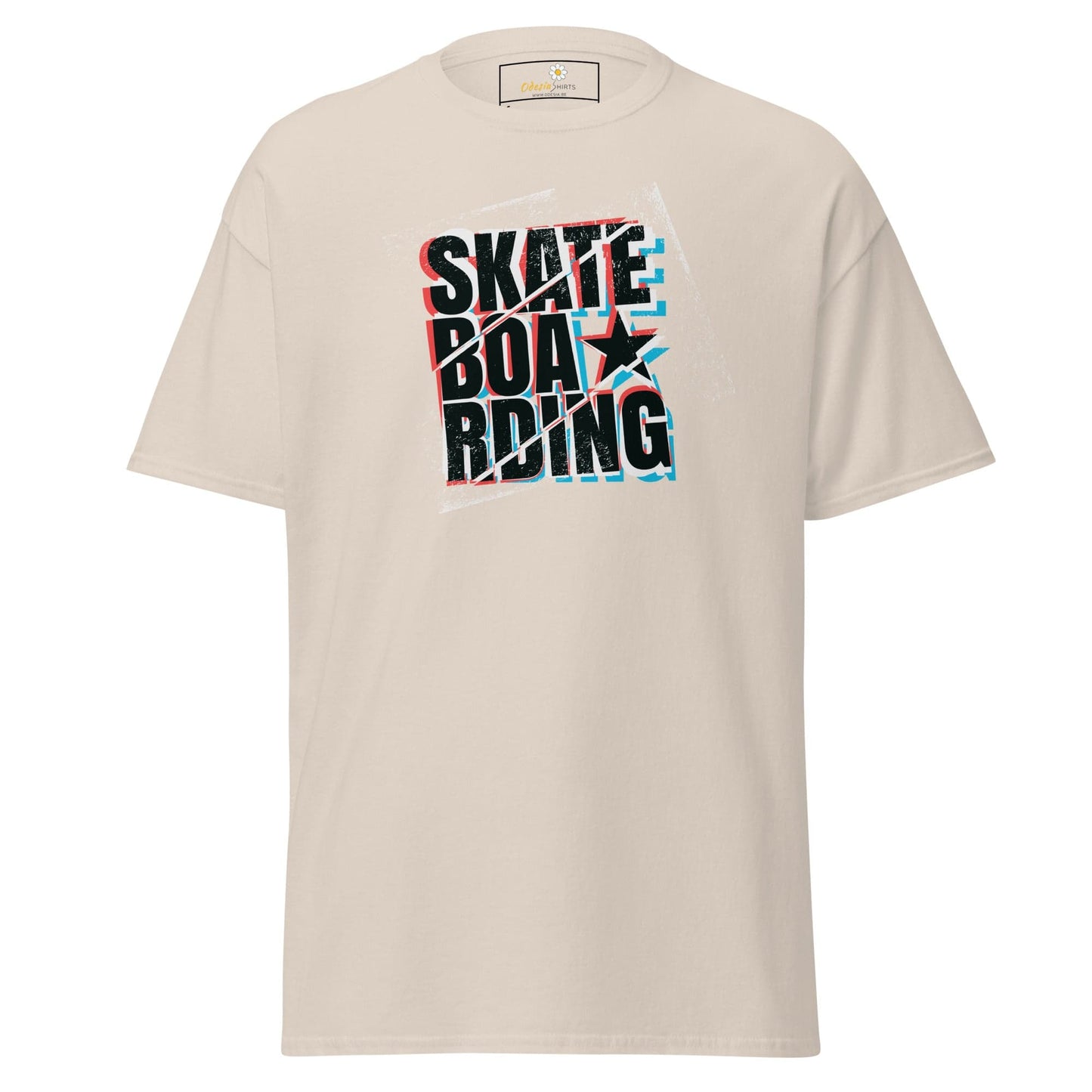 Unisex classic t-shirt - URBAN SPORT SKATEBOARDING - REGULAR - Natural / S