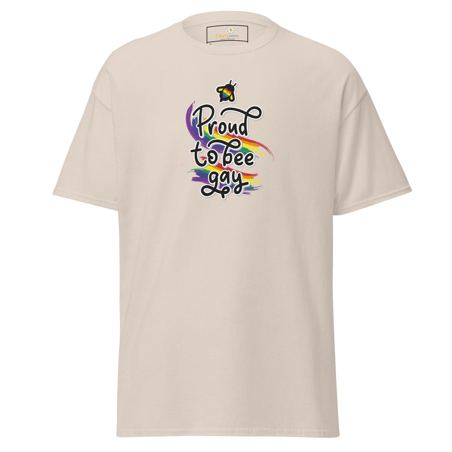 Unisex classic t-shirt - LGBTQ PROUD BEE GAY - REGULAR - Natural / S