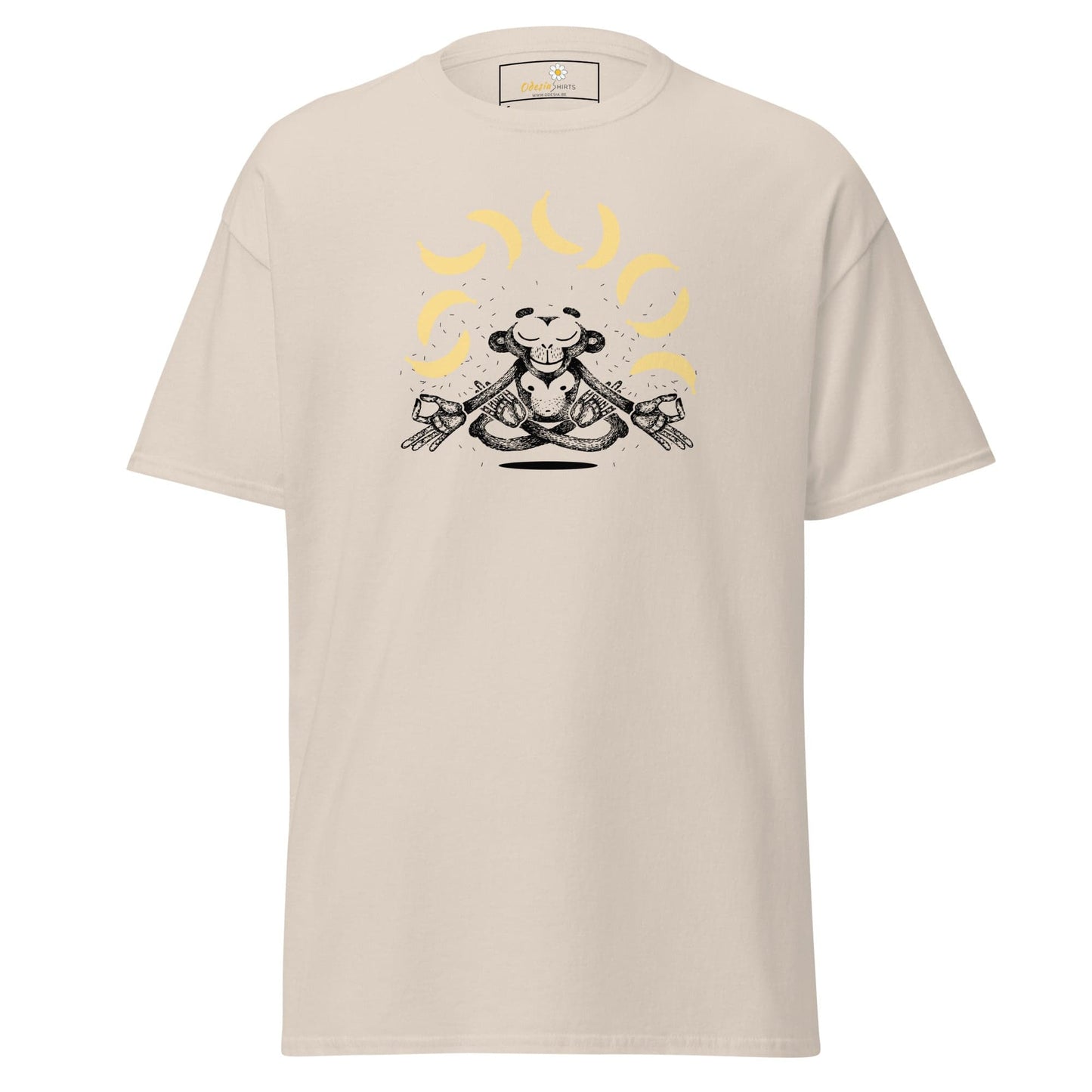Unisex classic t-shirt - FUN MONKEY BANANA - REGULAR - Natural / S