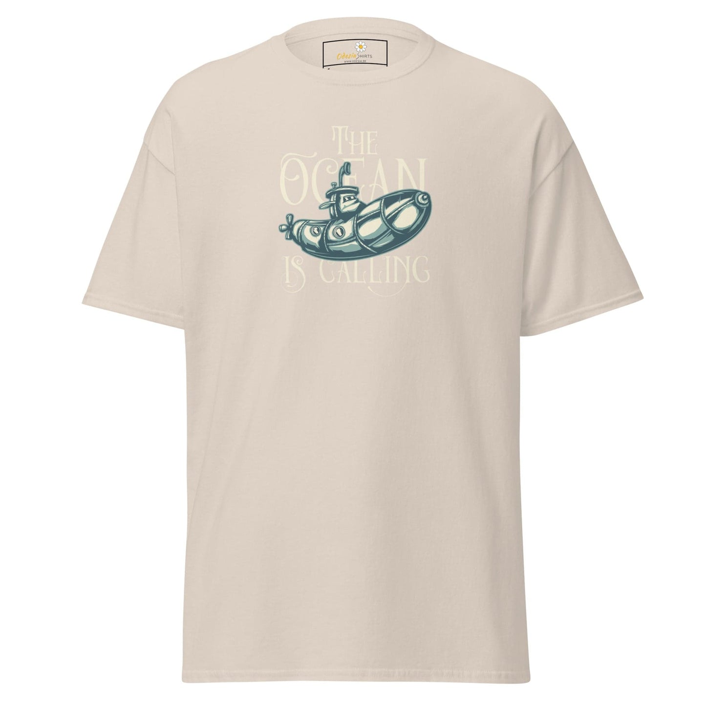 Unisex classic t-shirt - SEALIFE THE OCEAN IS CALLING - REGULAR - Natural / S