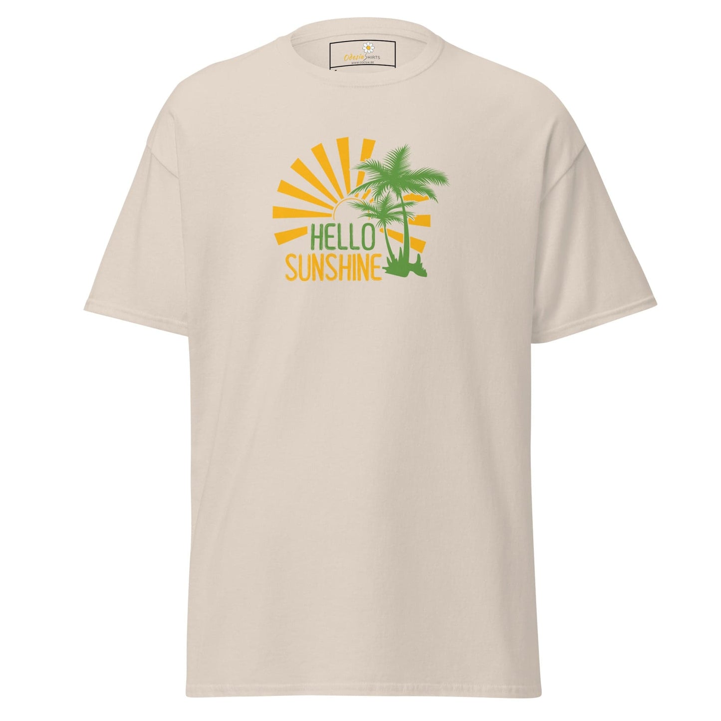 Unisex classic t-shirt - SUMMER HELLO SUNSHINE - REGULAR - Natural / S