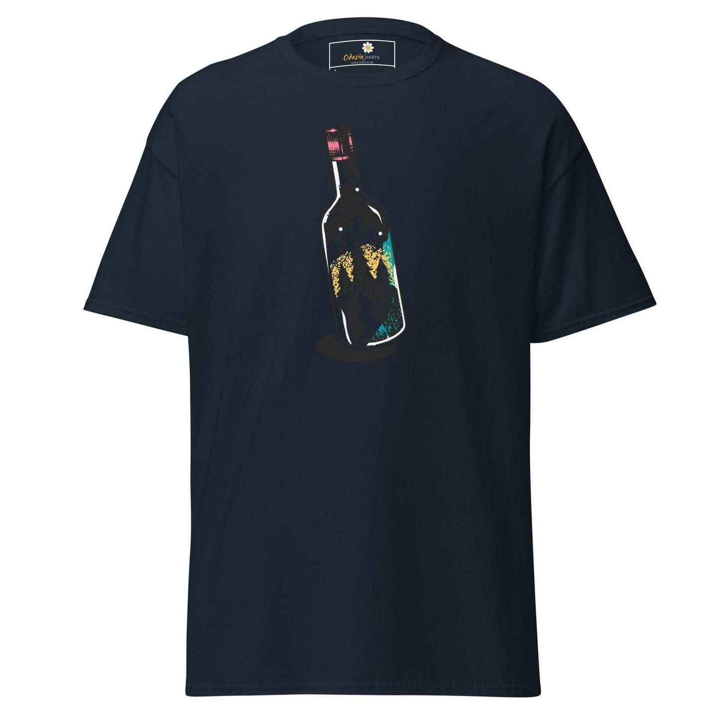 Unisex classic t-shirt - FANTASY LIGHT BOTTLE - REGULAR - Navy / S