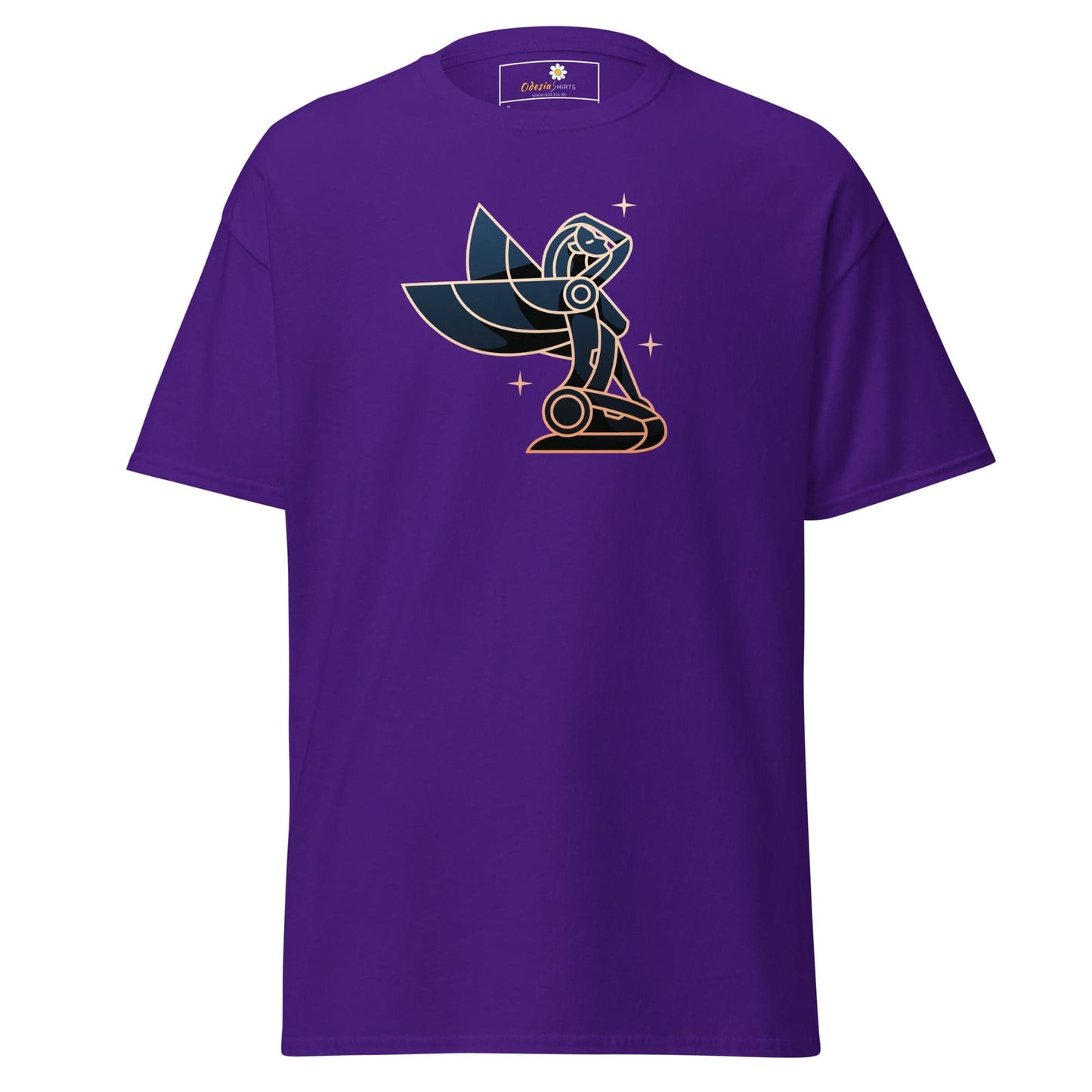Unisex classic t-shirt - VIRGO WOMAN WINGS - REGULAR - Purple / S