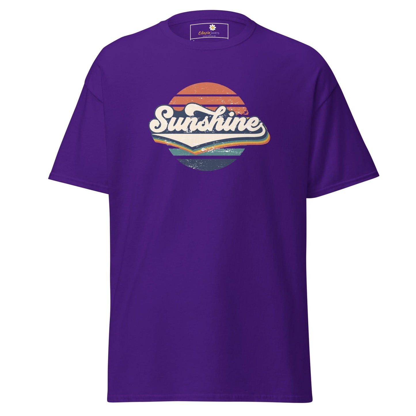 Unisex classic t-shirt - SUMMER SUNSHINE - REGULAR - Purple / S