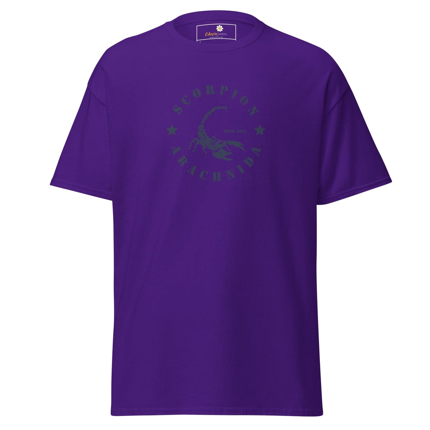 Unisex classic t-shirt - WILD LIFE SCORPION - REGULAR - Purple / S