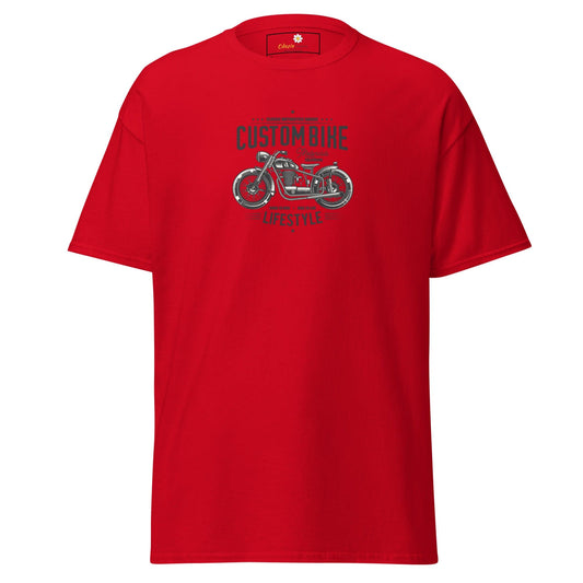 Unisex classic t-shirt - MOTOR MOTORBIKE CYCLE - REGULAR - Red / S