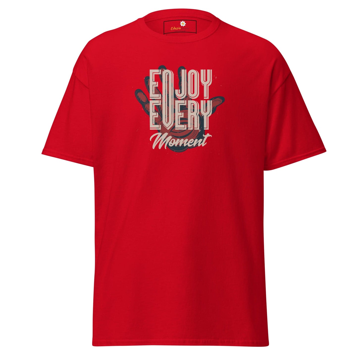 Unisex classic t-shirt - FANTASY ENJOY EVERY MOMENT - REGULAR - Red / S
