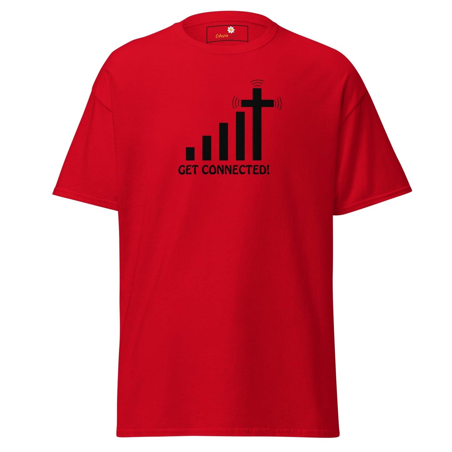 Unisex classic t-shirt - SPIRITUAL GET CONNECTED - REGULAR - Red / S