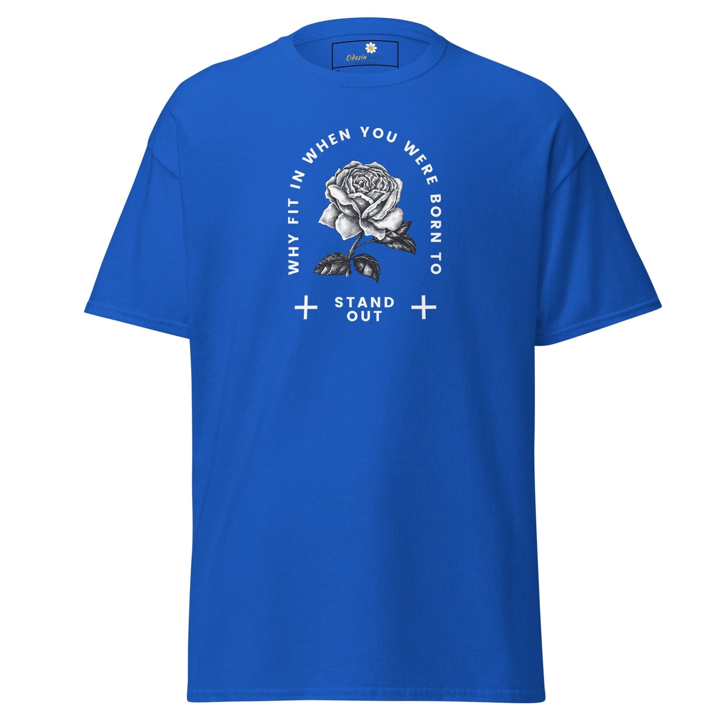 Unisex classic t-shirt - MISC FIT IN STAND OUT - REGULAR - Royal / S