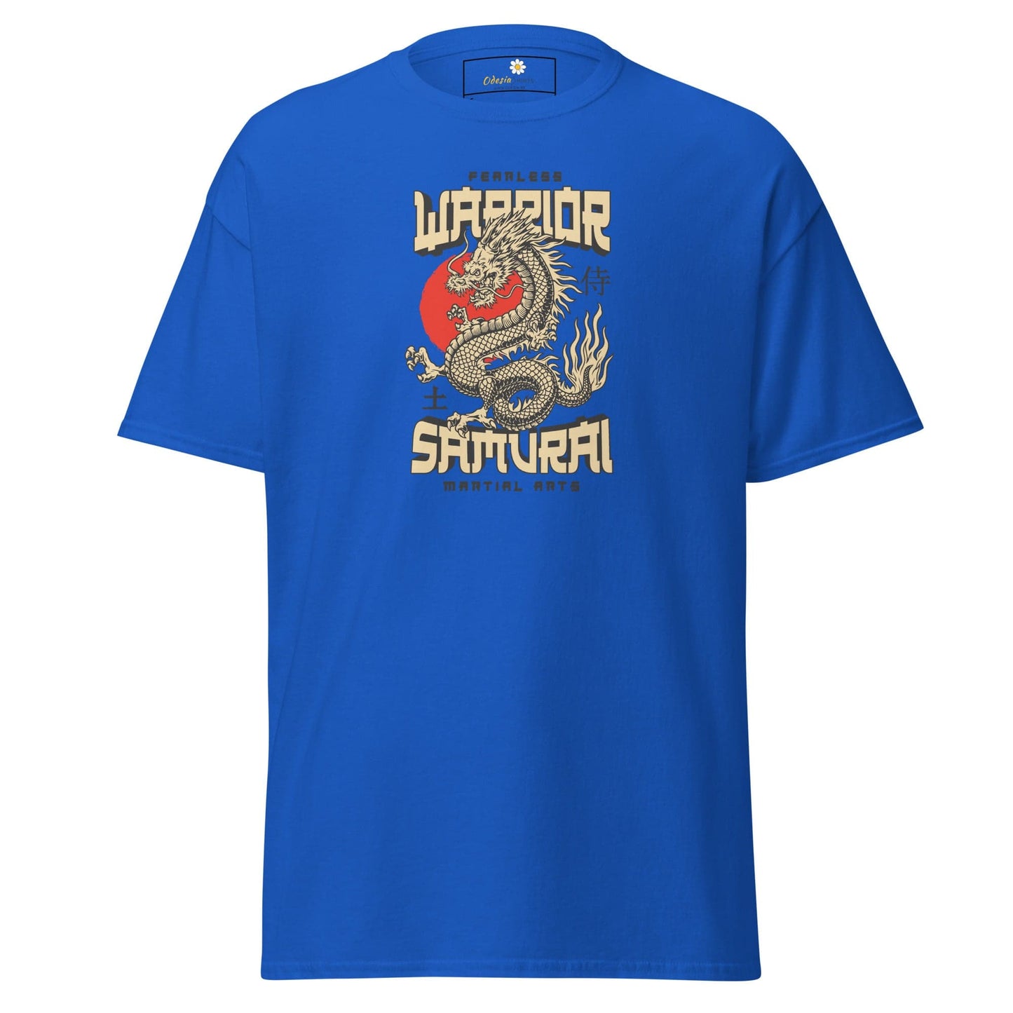 Unisex classic t-shirt - MYSTIC FEARLESS DRAGON - REGULAR - Royal / S