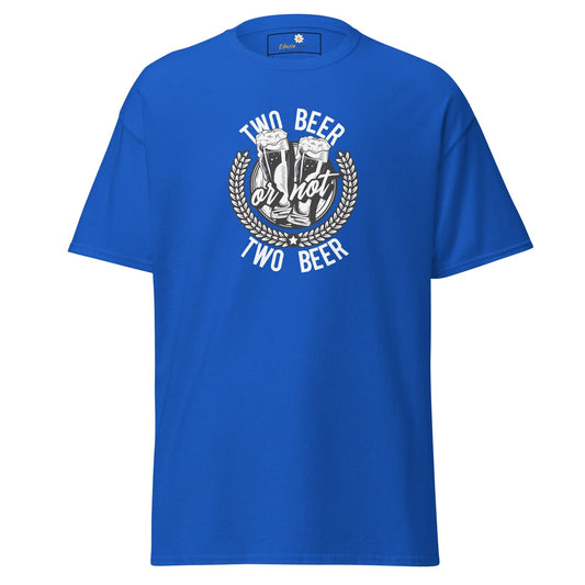Unisex classic t-shirt - FUN TWO BEER OR NOT - REGULAR - Royal / S