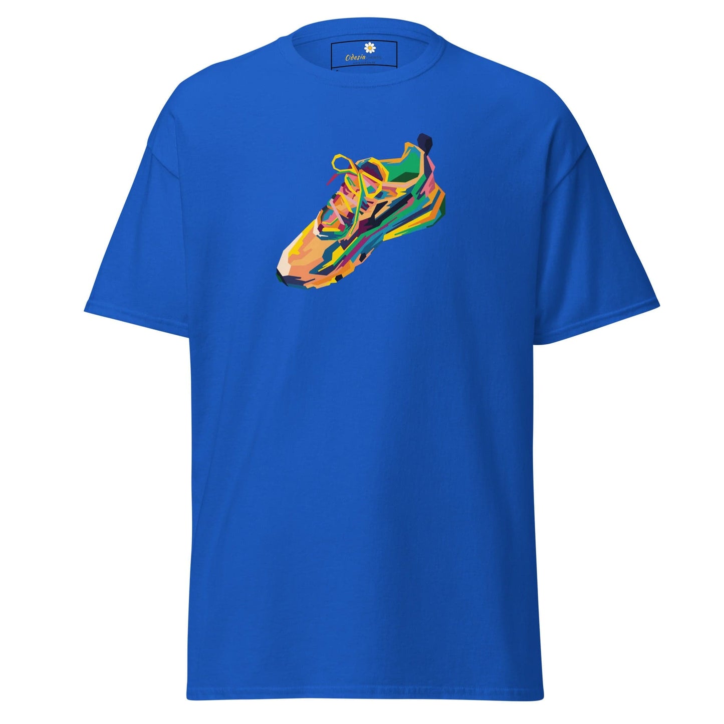 Unisex classic t-shirt - MISC SNEAKER SHOE - REGULAR - Royal / S