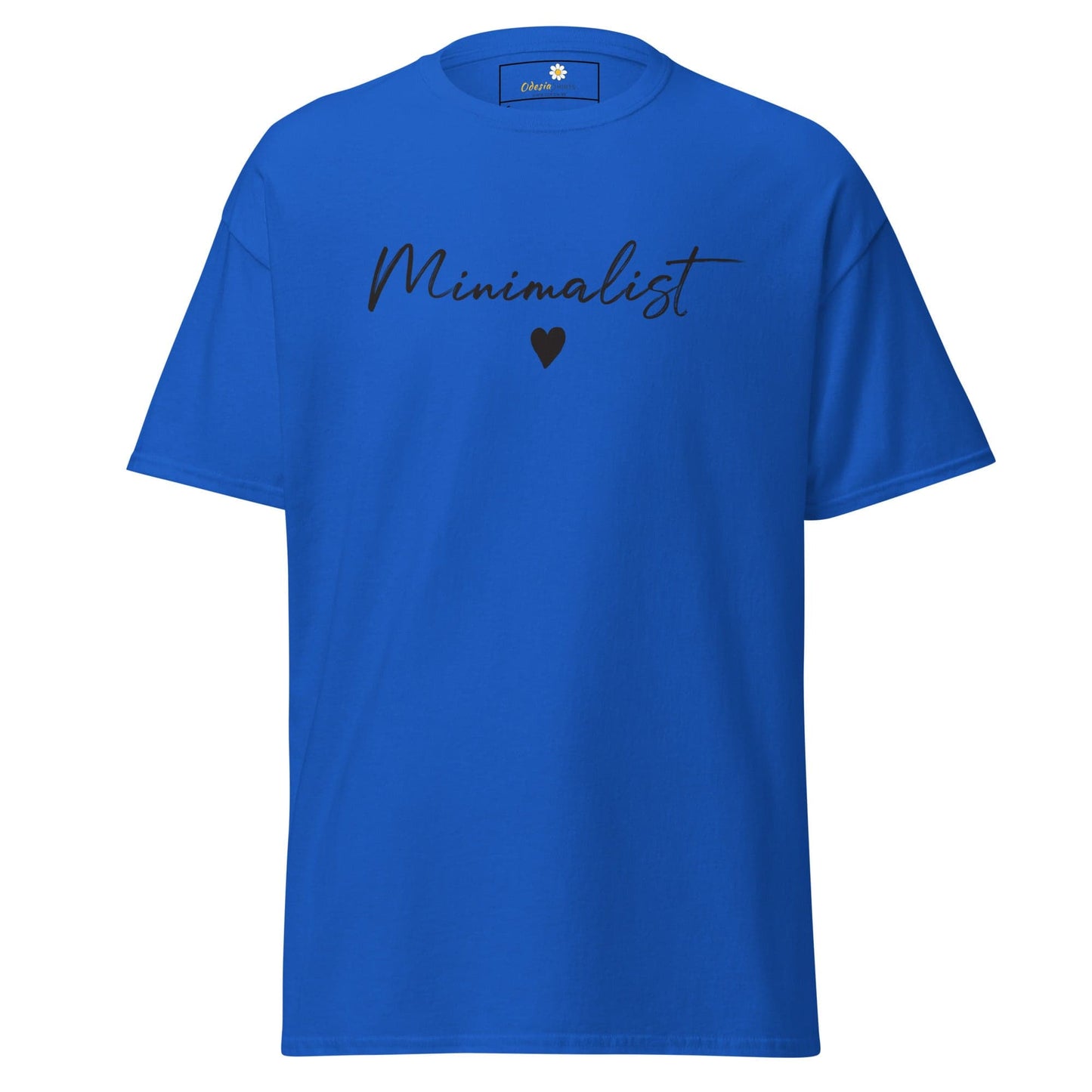 Unisex classic t-shirt - TEXT MINIMALIST - REGULAR - Royal / S
