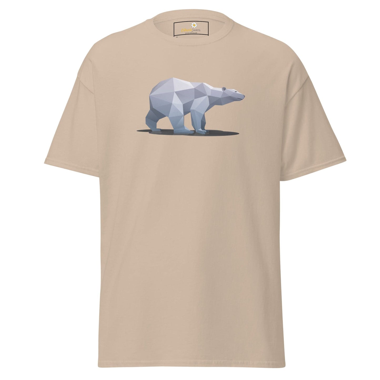 Unisex classic t-shirt - WILD LIFE ICE BEAR - REGULAR - Sand / S