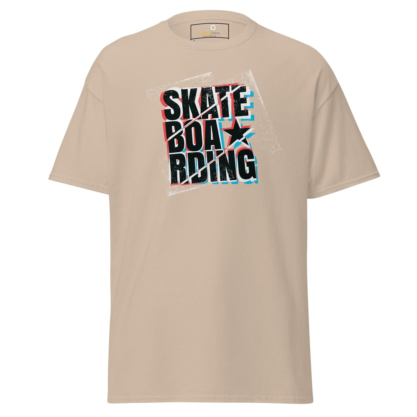 Unisex classic t-shirt - URBAN SPORT SKATEBOARDING - REGULAR - Sand / S