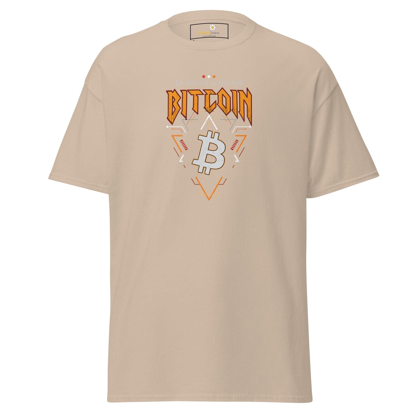 Unisex classic t-shirt - MISC BITCOIN YOUR FUTURE - REGULAR - Sand / S
