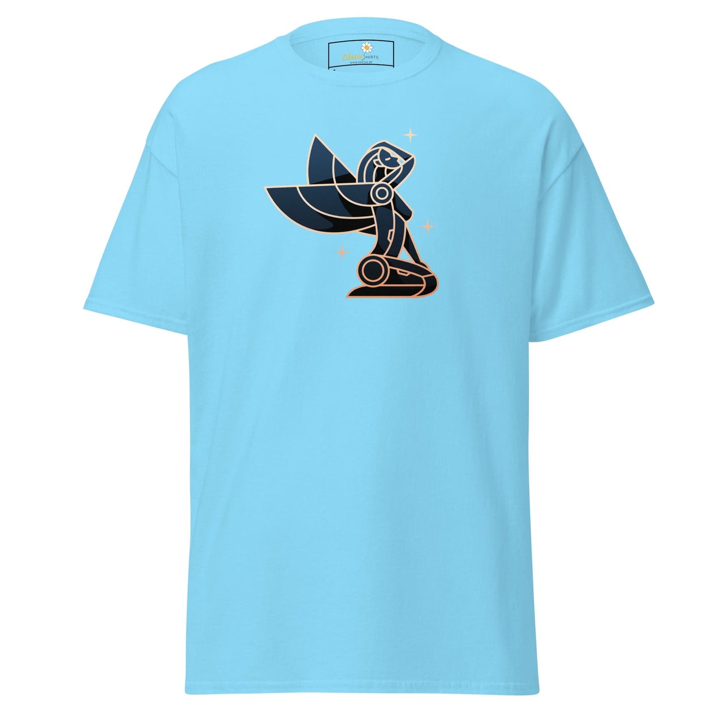 Unisex classic t-shirt - VIRGO WOMAN WINGS - REGULAR - Sky / S