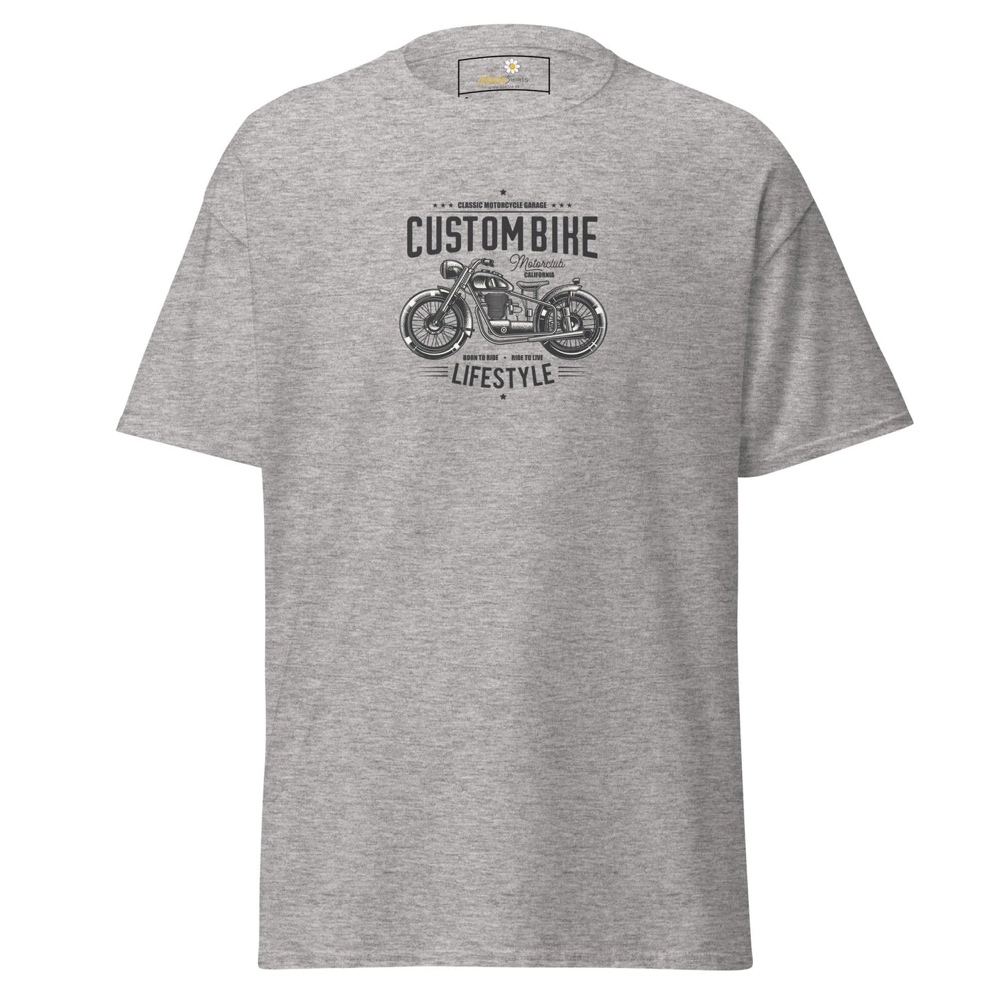 Unisex classic t-shirt - MOTOR MOTORBIKE CYCLE - REGULAR - Sport Grey / S