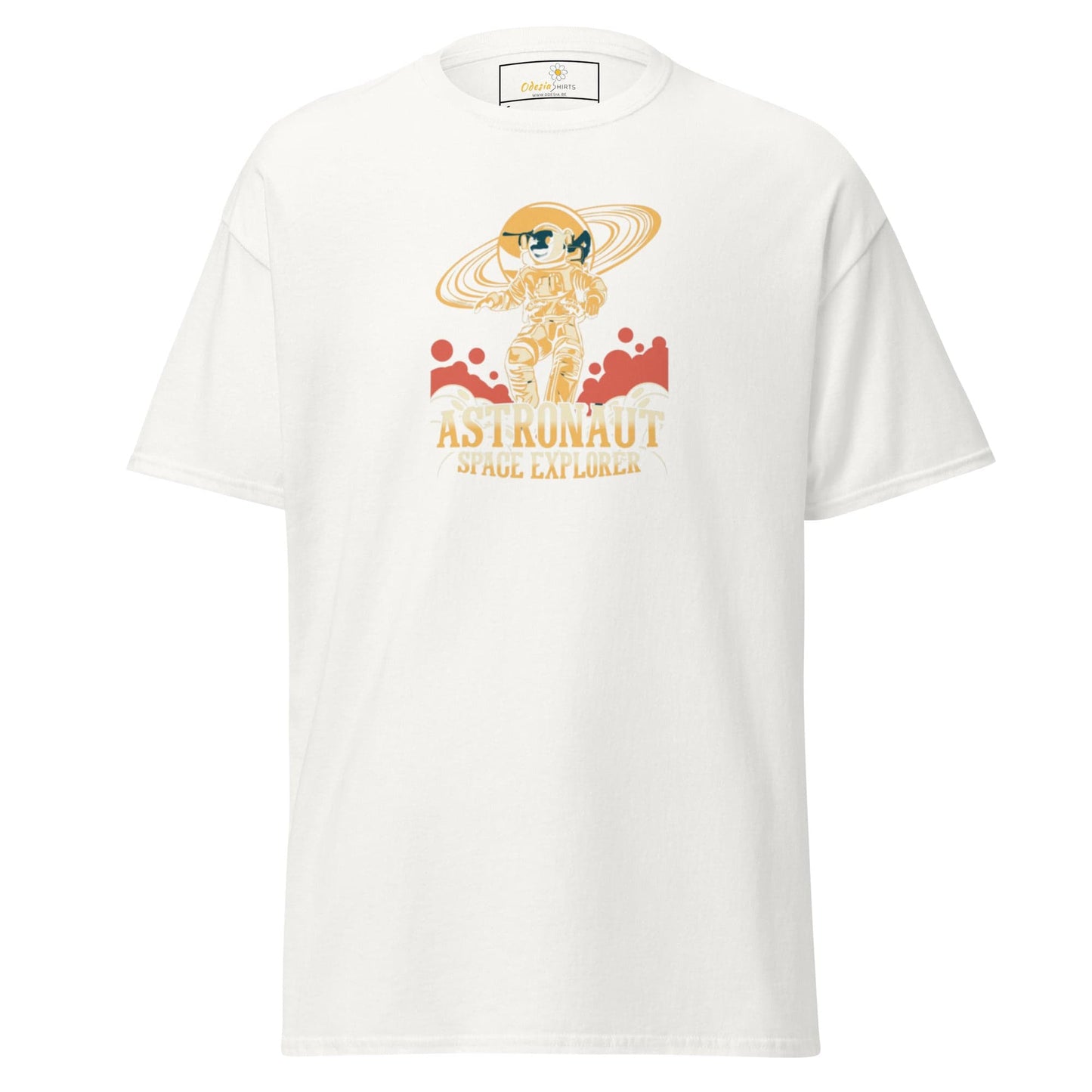 Unisex classic t-shirt - ASTRONAUT SPACE EXPLORER - REGULAR - White / S