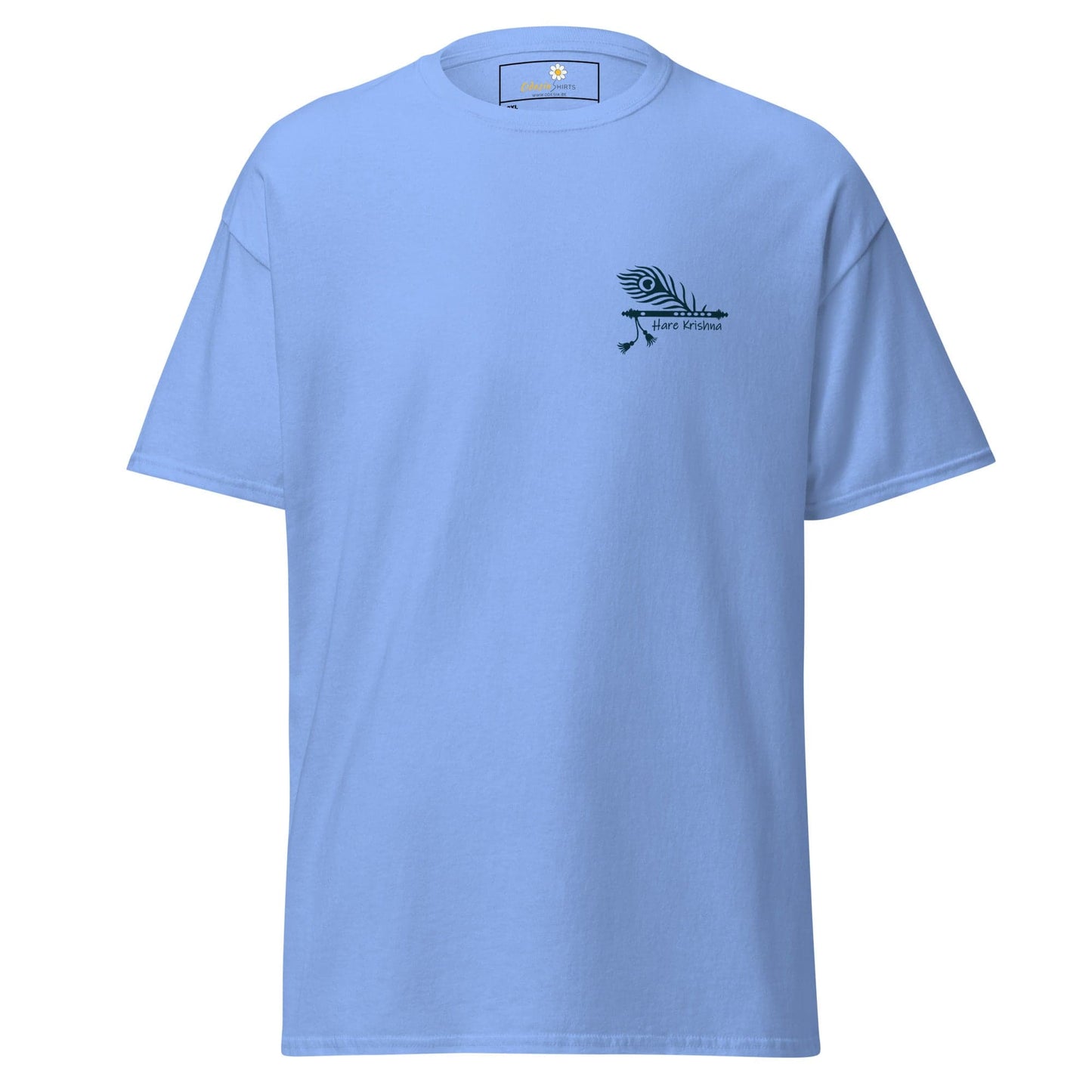 Light blue T-shirt for men and women available in 2XL to 5XL sizes