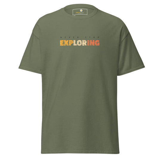 Olive green T-shirt for men and women in 2XL to 5XL sizes from T-SHIRT DESIGN TEE collection