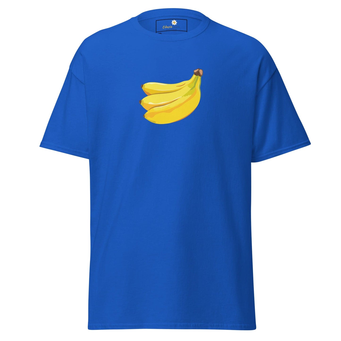Blue T-Shirt with Banana Graphic for Men and Women in 2XL to 5XL sizes