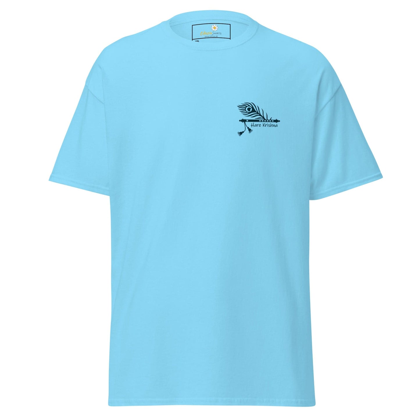 Light blue T-shirt from T-SHIRT DESIGN TEE for men and women in 2XL to 5XL sizes