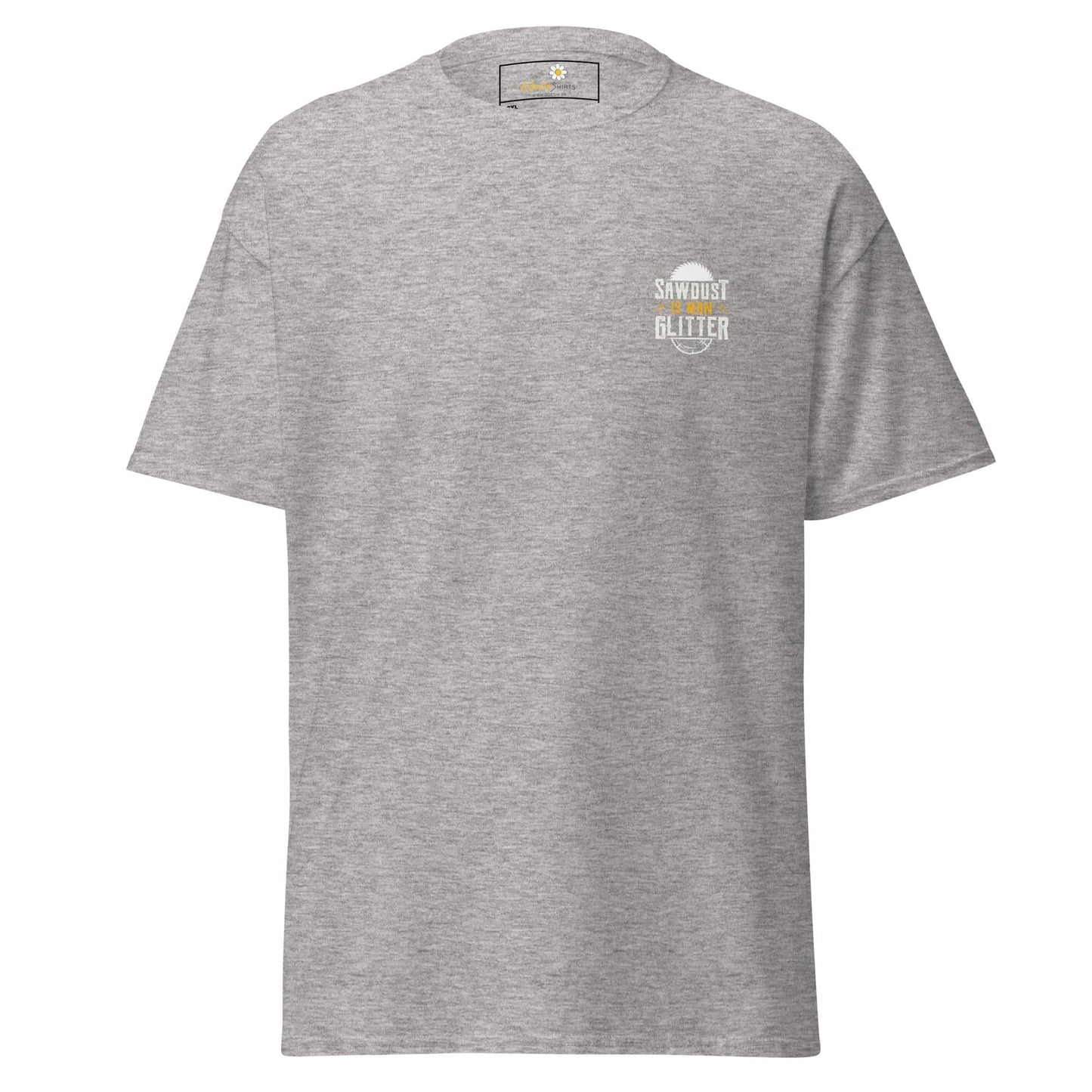 Gray short-sleeved T-shirt from T-SHIRT DESIGN TEE for Men and Women in 2XL to 5XL